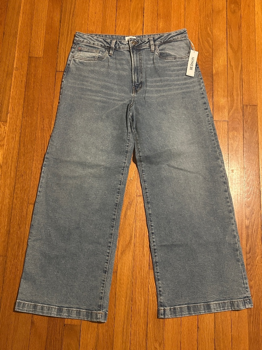 NWT HUDSON Wide Leg Risque Jeans Women's 32